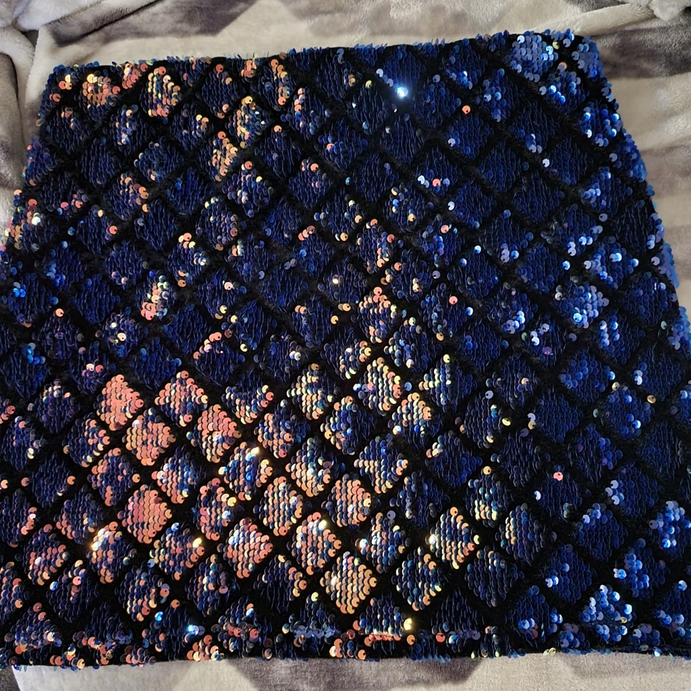 Urban Outfitters Stretchy Sequin Miniskirt sz Medium
